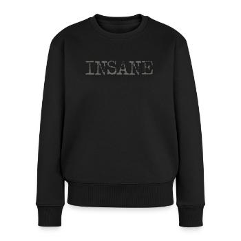 Insane - Women's Premium Organic Jumper - black - Front - Julia (174cm)