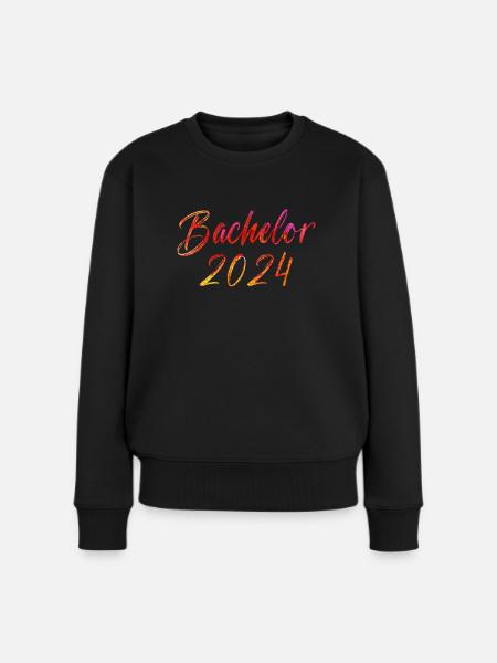 Bachelor 2024 - Frauen Premium Bio Pullover - Schwarz