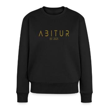 Abitur Est. 2025 - Frauen Premium Bio Pullover - Schwarz - Vorne - Julia (174cm)