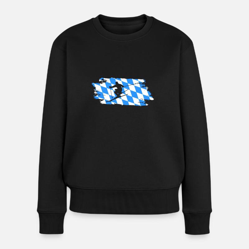 Bavaria Skifoan - Frauen Premium Bio Pullover - Schwarz