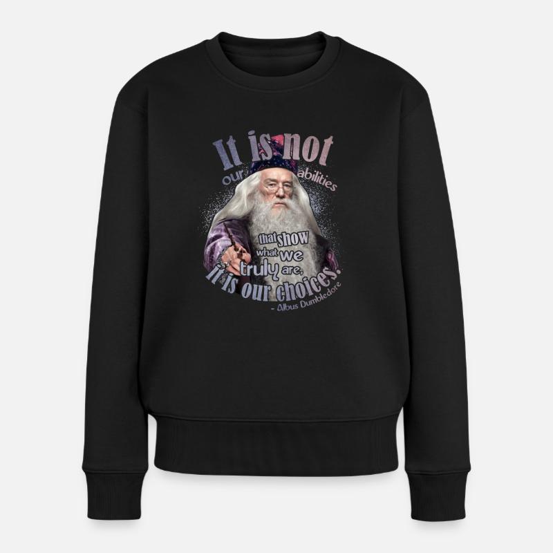 Harry Potter Dicton D'Albus Dumbledore - Pull Premium bio Femme - noir