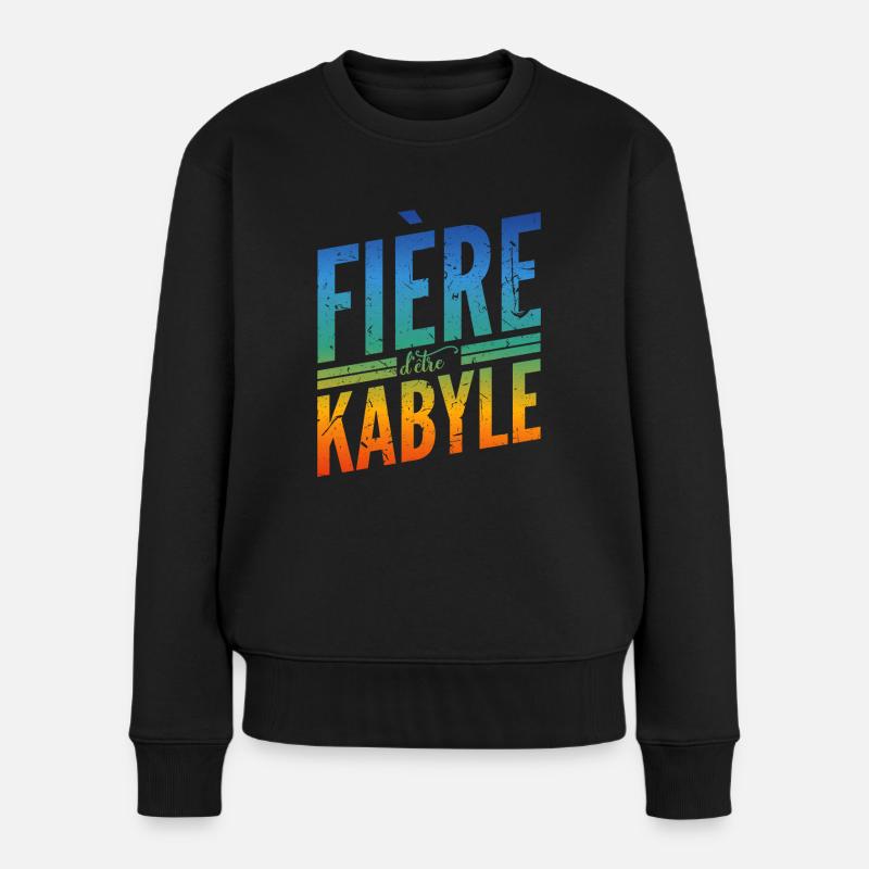 Fière d'être Kabyle - Pull Premium bio Femme - noir
