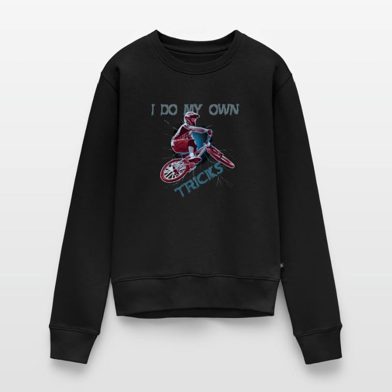 Cool BMX eigene BMX Tricks und Stunts Frauen Premium Bio Pullover