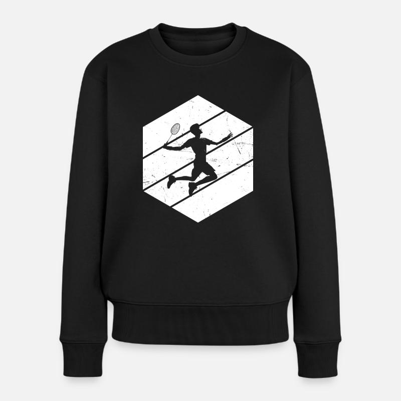 Badminton Squash Joueuse de badminton féminine - Pull Premium bio Femme - noir