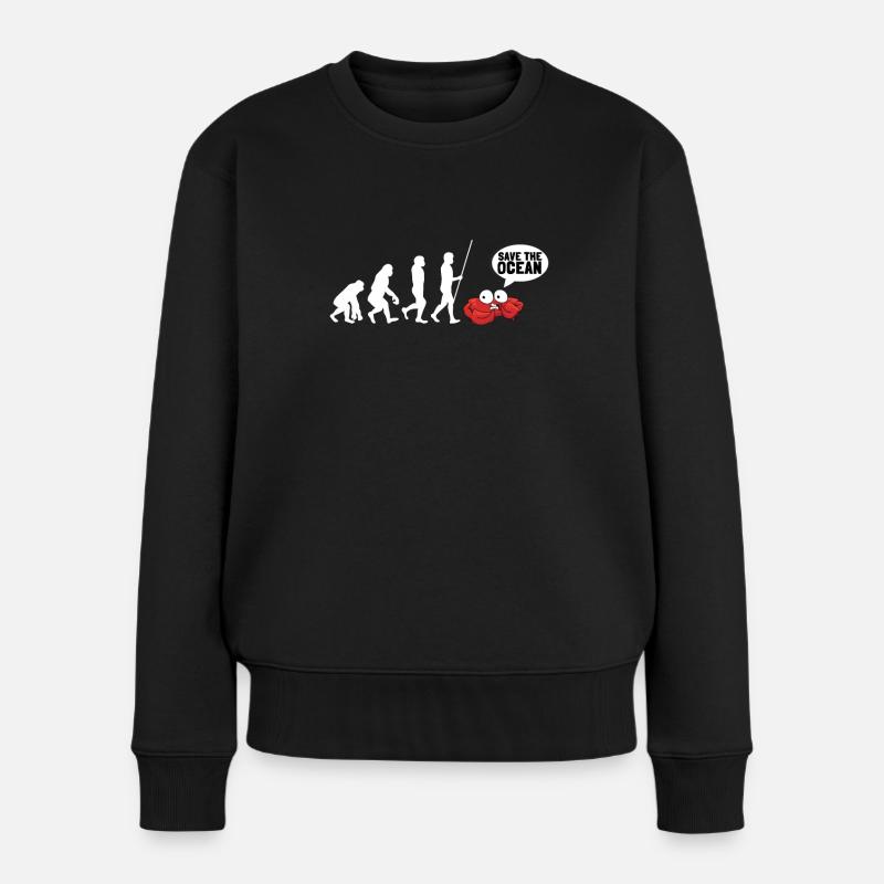 Future Marine Biologist Ocean Biology Student - Frauen Premium Bio Pullover - Schwarz