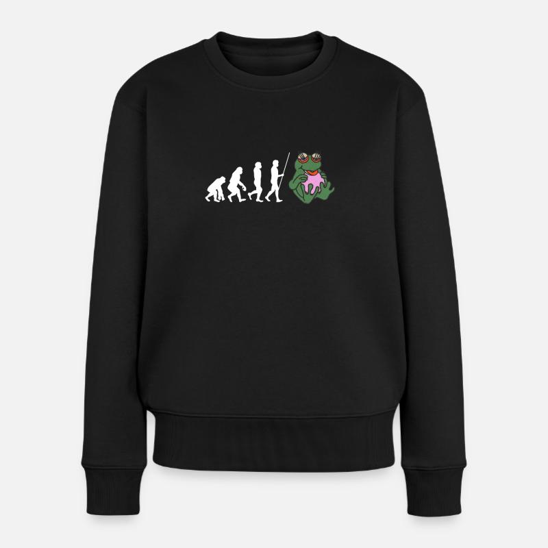 Psychedelic Research Volunteer - Frauen Premium Bio Pullover - Schwarz