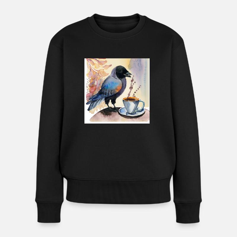 Dohle mit Dohle - Frauen Premium Bio Pullover - Schwarz
