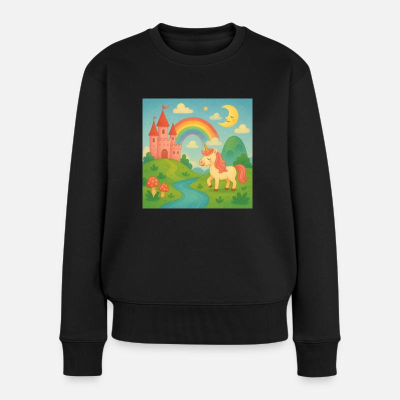 Imagination - Women's Premium Organic Jumper - black