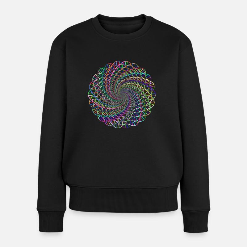 DNA - Frauen Premium Bio Pullover - Schwarz