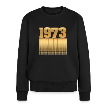 1973 - Women's Premium Organic Jumper - black - Front - Julia (174cm)