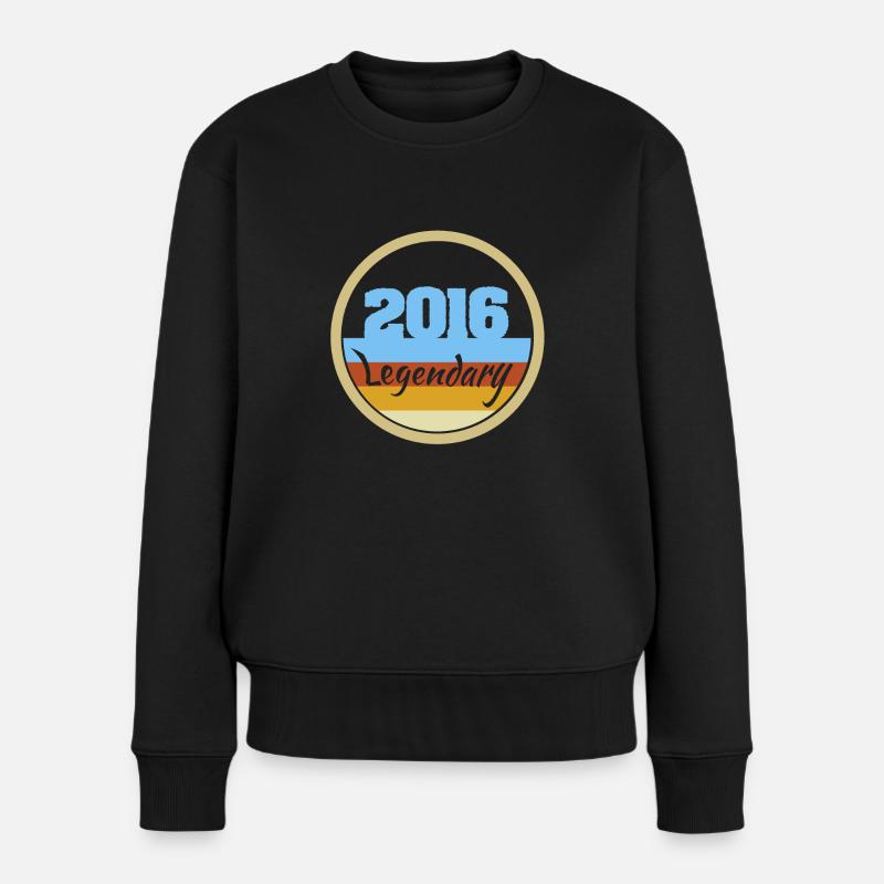 Année 2016 - Pull Premium bio Femme - noir