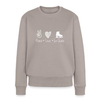 Figure skating - Women's Premium Organic Jumper - taupe - Front - Julia (174cm)