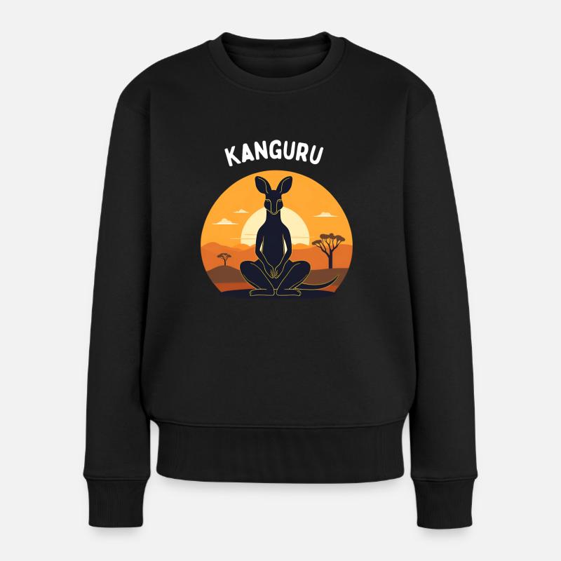 Kanguru - Pull Premium bio Femme - noir