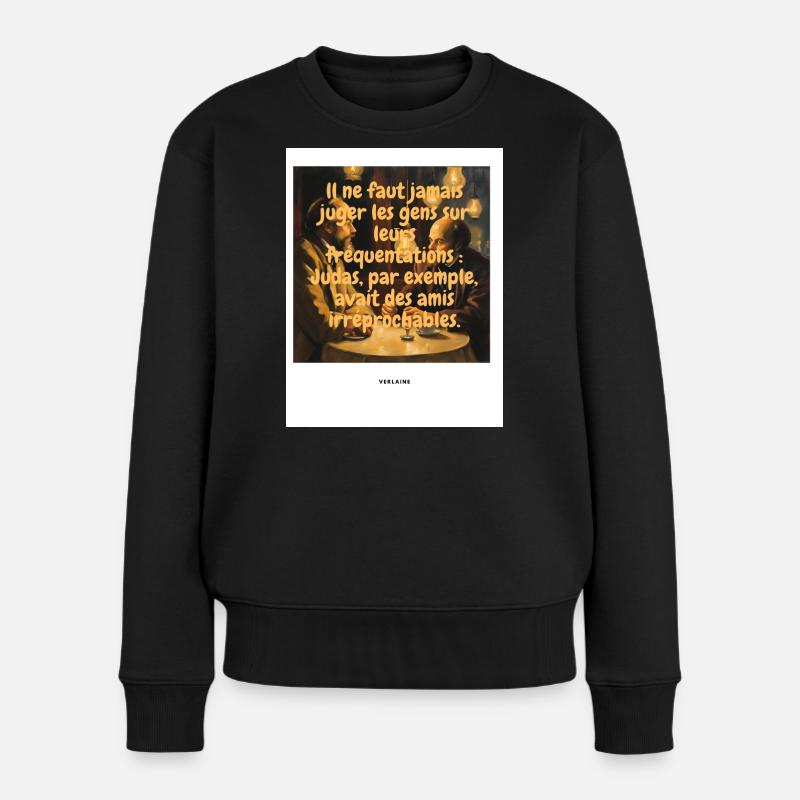 Richter - Frauen Premium Bio Pullover - Schwarz