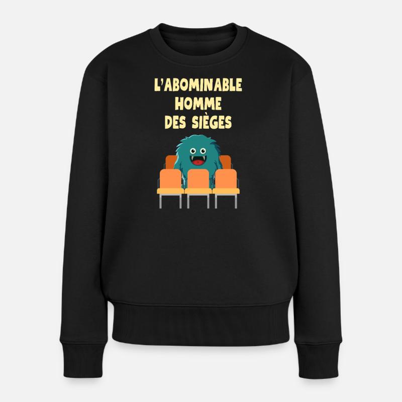 Der abscheuliche Mann der Belagerungen - Frauen Premium Bio Pullover - Schwarz