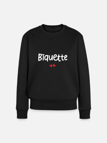 Biquette - Pull Premium bio Femme - noir
