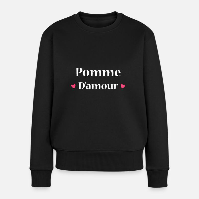 pomme d'amour - Pull Premium bio Femme - noir