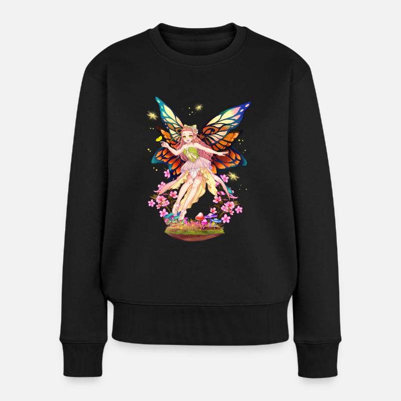 Femme fée Yôsei - Pull Premium bio Femme - noir