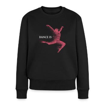 La danse classique est ma danseuse de cœur - Pull Premium bio Femme - noir - Devant - Julia (174cm)