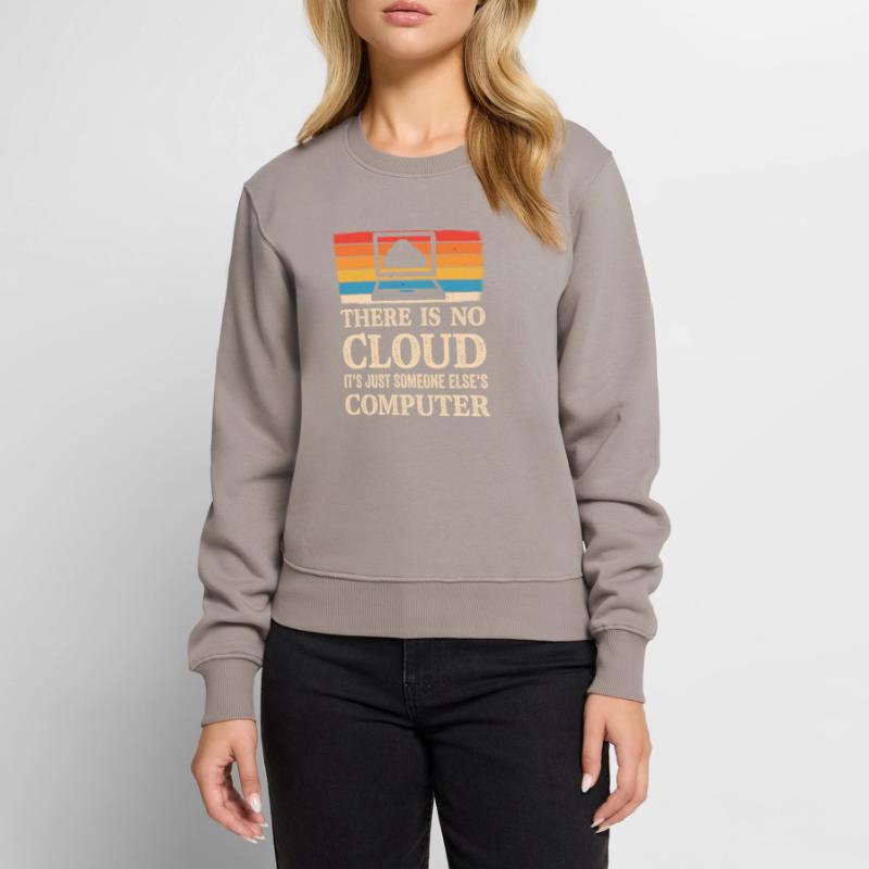 Informatik Spruch Cloud Computing Programierer Frauen Premium Bio Pullover