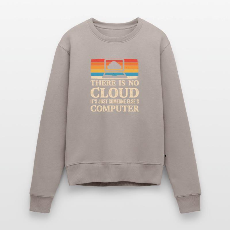 Informatik Spruch Cloud Computing Programierer Frauen Premium Bio Pullover