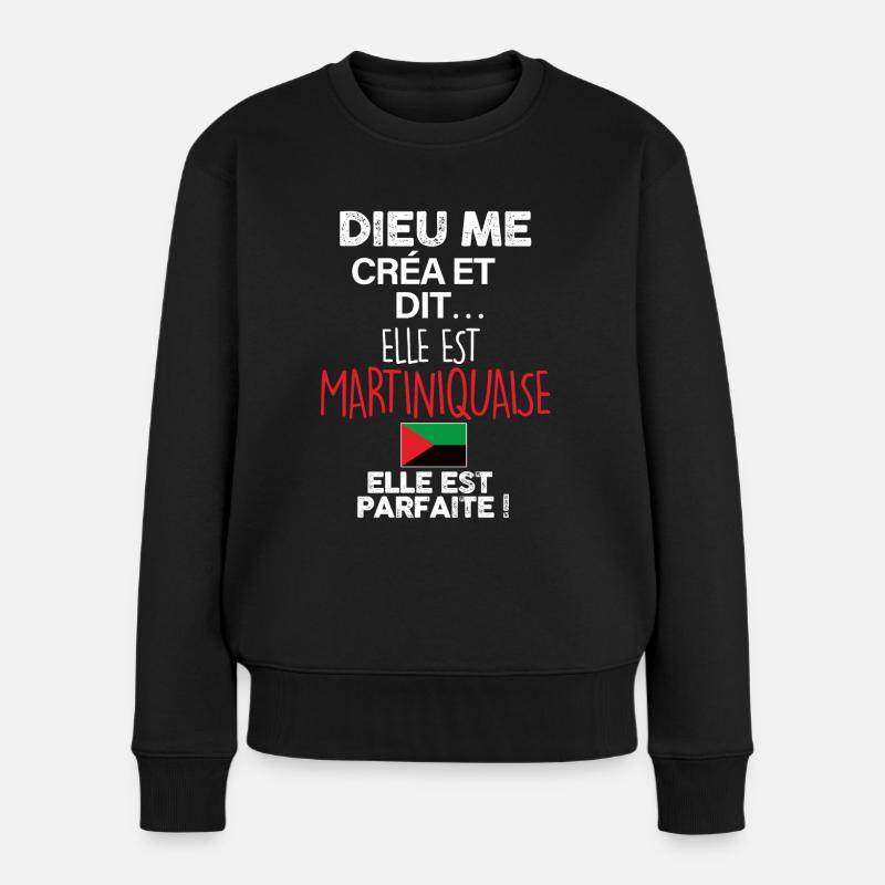 Martiniquaise Parfaite - Pull Premium bio Femme - noir