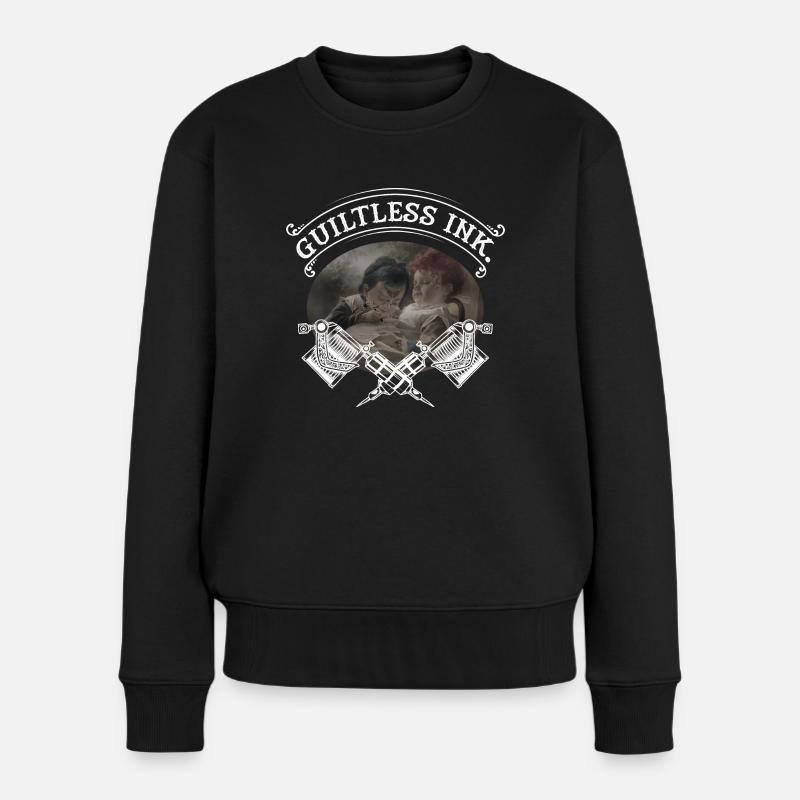 Tattoo Kind - Frauen Premium Bio Pullover - Schwarz