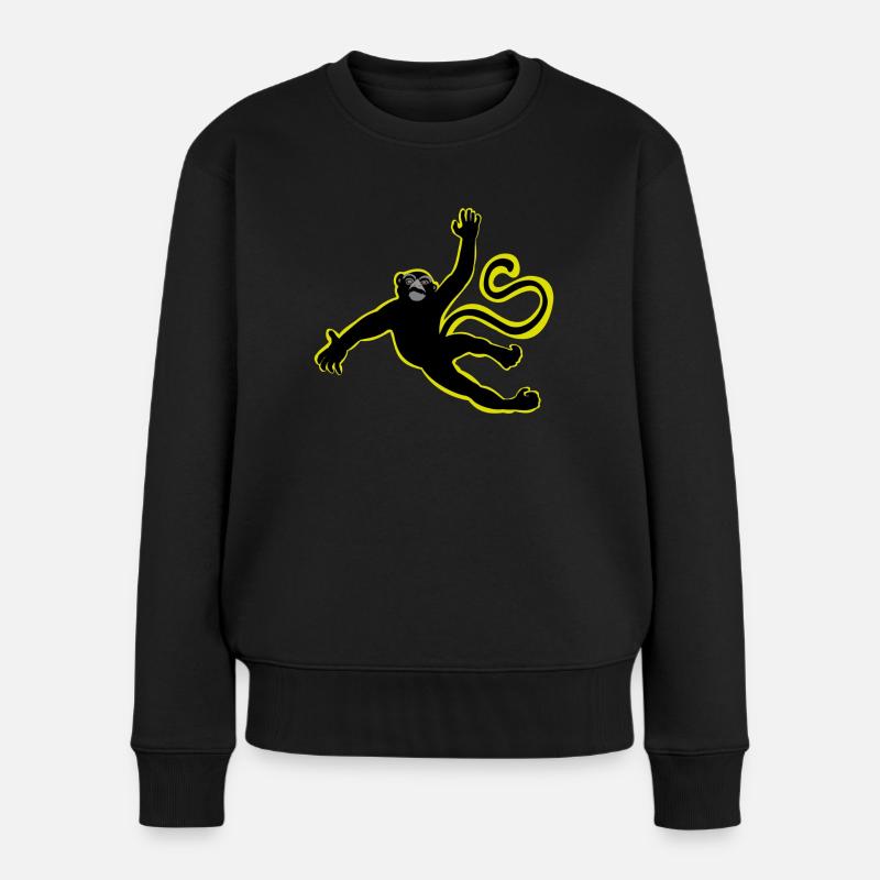 The flying monkey / The flying monkey - Women's Premium Organic Jumper - black