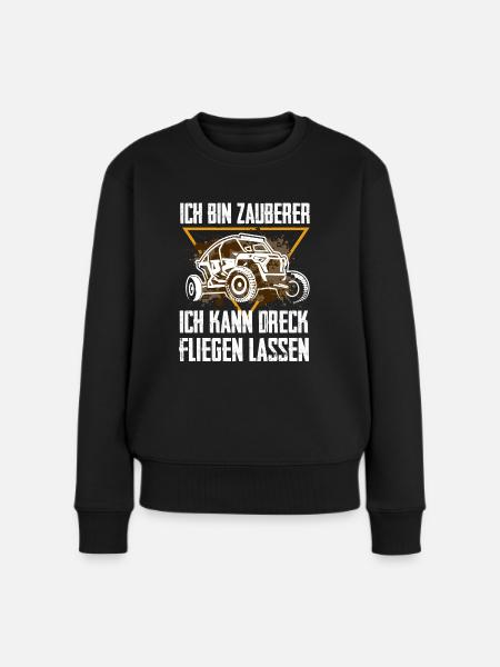 Buggy / Baggi Autocross Outfit - Frauen Premium Bio Pullover - Schwarz
