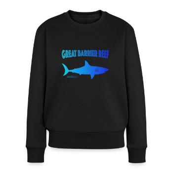 Great Barrier Reef - Frauen Premium Bio Pullover - Schwarz - Vorne - Julia (174cm)