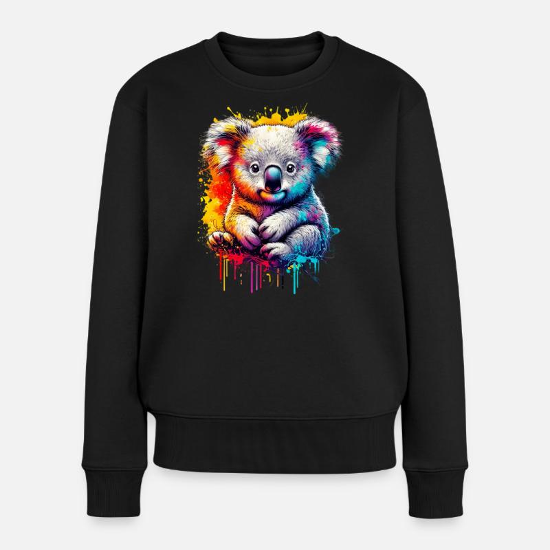 Koala - Pull Premium bio Femme - noir