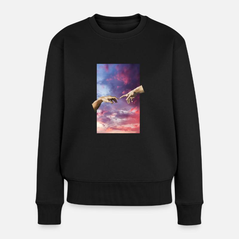 La création - Pull Premium bio Femme - noir