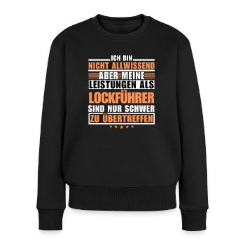 Unrivalled performance as a decoy leader - Women's Premium Organic Jumper - black - Front - Julia (174cm)