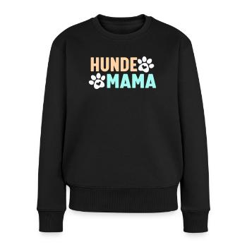 Chiens Maman - Pull Premium bio Femme - noir - Devant - Julia (174cm)