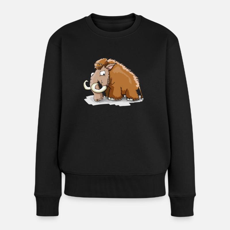 Grumpy Mammut! Geschenk Idee - Frauen Premium Bio Pullover - Schwarz