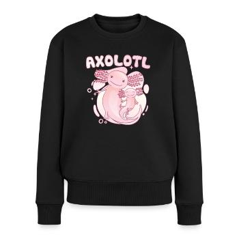 Axolotl Axolittle Mama Fille Sœurs Famille - Pull Premium bio Femme - noir - Devant - Julia (174cm)