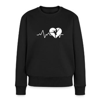 Ballerina Heartbeat Ballet Ballerinas Dancer - Pull Premium bio Femme - noir - Devant - Julia (174cm)