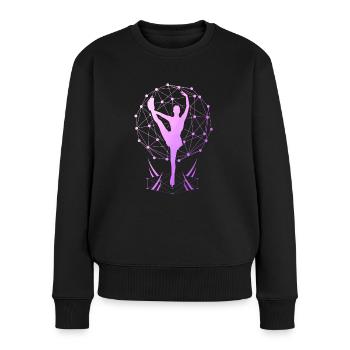 Patinage artistique Patinage artistique Patinage sur glace Danse sur glace - Pull Premium bio Femme - noir - Devant - Julia (174cm)