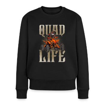 Quad ATV Offroad Quad Riders - Pull Premium bio Femme - noir - Devant - Julia (174cm)