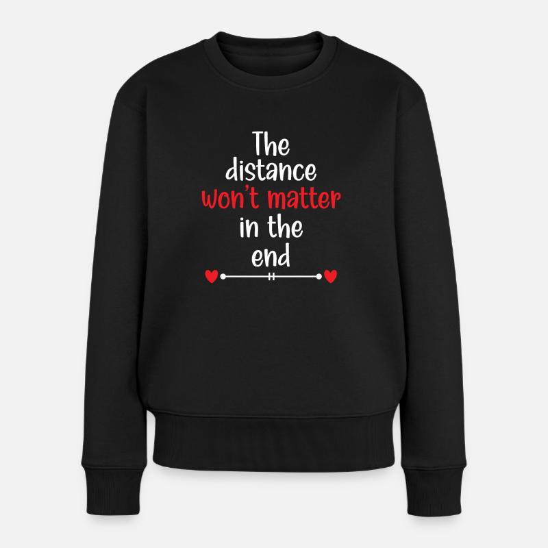 La distance n'aura pas d'importance dans le mariage final - Pull Premium bio Femme - noir