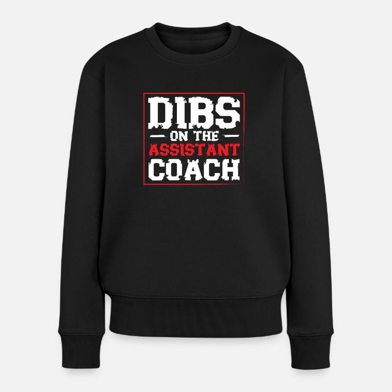 Assistant Coach Sport Trainer Team Coaching - Women's Premium Organic Jumper - black
