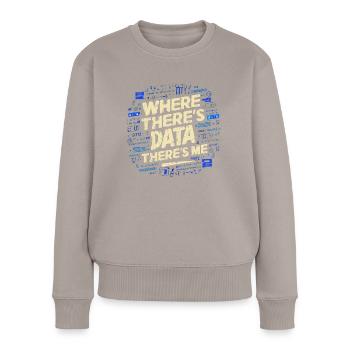 Programmeur logiciel de programmation backend - Pull Premium bio Femme - taupe - Devant - Julia (174cm)