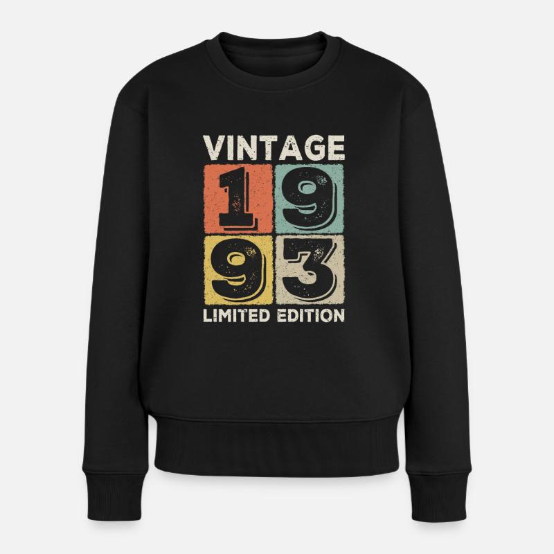 vintage 1993 - Pull Premium bio Femme - noir