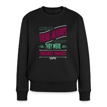 les électriciens offrent des dispositifs de mise en garde - Pull Premium bio Femme - noir - Devant - Julia (174cm)