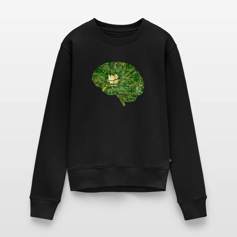 Brain - Computer Board - Artificial Intelligence Women's Premium Organic Jumper