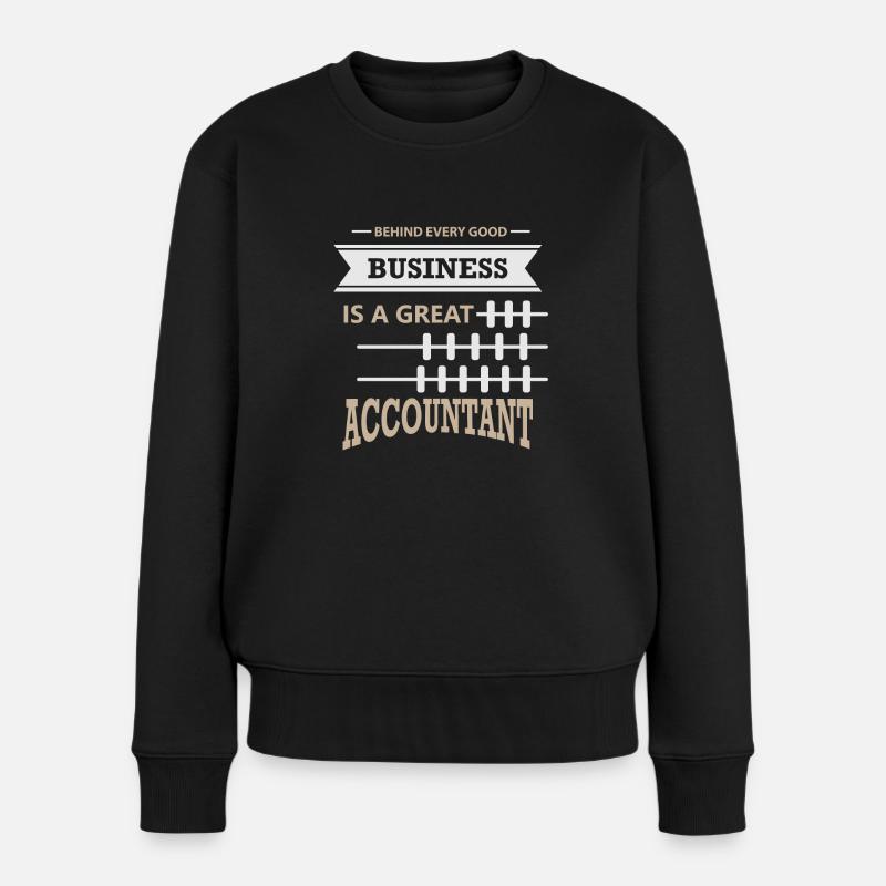 fiscale comptable comptable auditeur contrôleur de bureau - Pull Premium bio Femme - noir