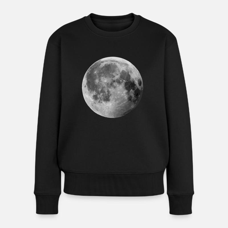 Lune - Pull Premium bio Femme - noir