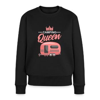 Camping Queen Camperin Camper - Pull Premium bio Femme - noir - Devant - Julia (174cm)