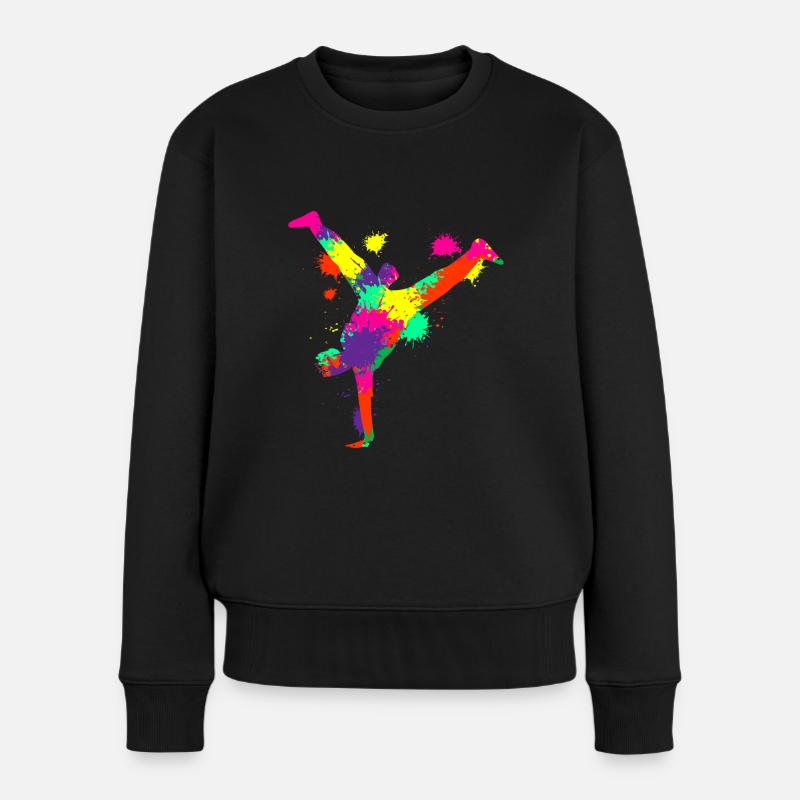 Breakdancer Breakdance Breakdancing - Pull Premium bio Femme - noir