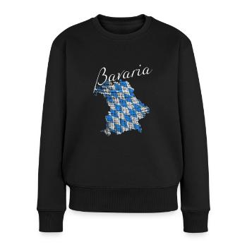 Bayern - Frauen Premium Bio Pullover - Schwarz - Vorne - Julia (174cm)